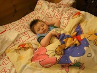 Tom asleep
